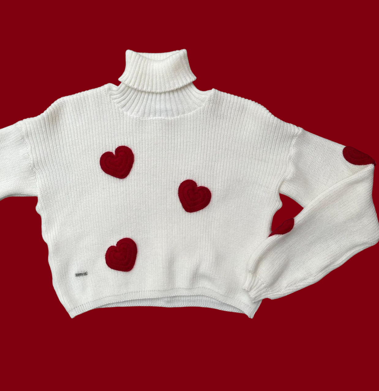 Suéter Parches Corazones