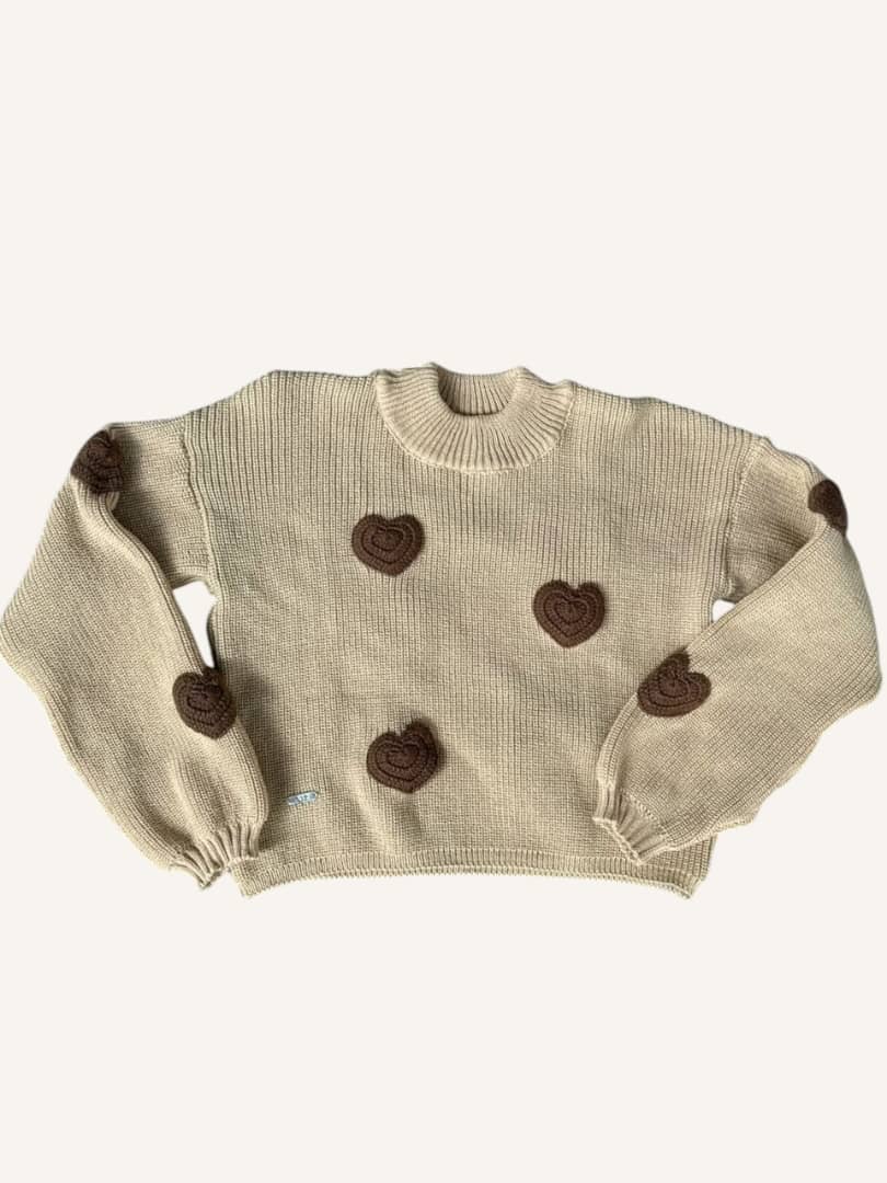 Suéter Parches Corazones