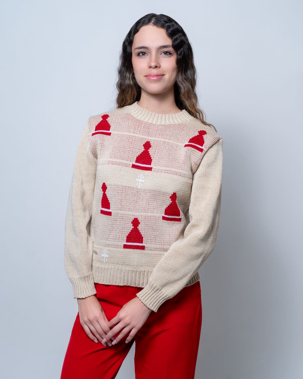 Suéter Navideño Gorros