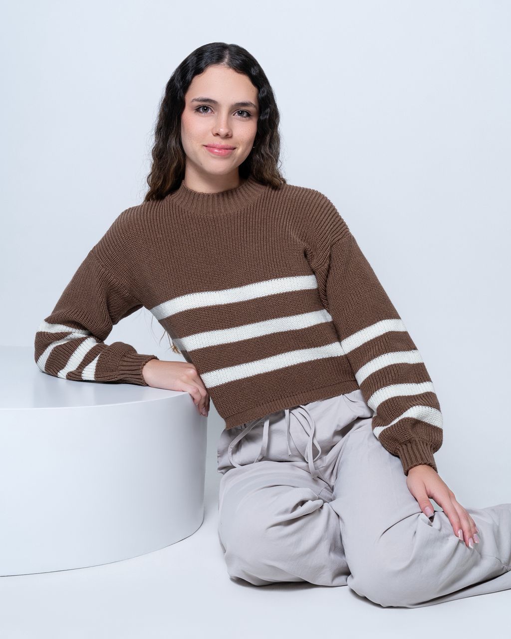 Suéter Rayas Unicolor